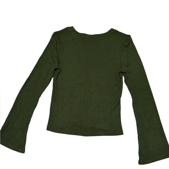 Reformation Gellar Ribbed Button Up - Picture 4 of 6